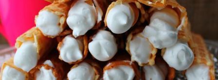 вафельные трубочки. Шаг 6