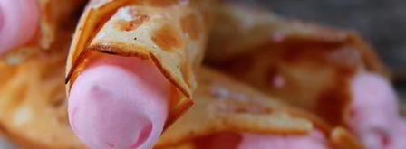 вафельные трубочки. Шаг 8