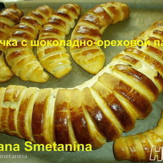 Рецепт выпечки с шоколадно-ореховой пастой