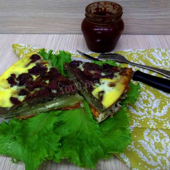 Рецепт картофельной запеканки с куриной печенью