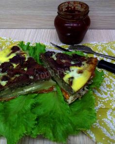 Картофельная запеканка с куриной печенью