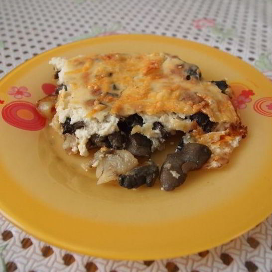 Рецепт картофельно-грибной запеканка