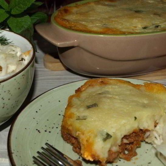 Рецепт картофельно-мясной запеканка
