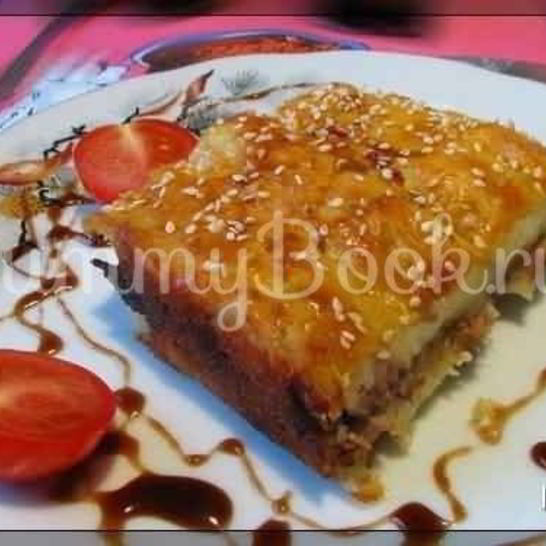 Рецепт картошкиной запеканки с мясом