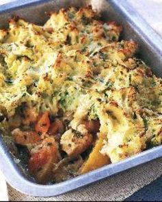 Колканон — запеканка из курицы с картофельным пюре