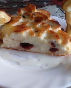 Красивая творожная запеканка