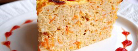 куриная запеканка с творогом и помидорами черри. Шаг 7