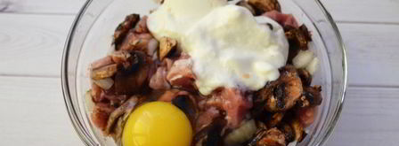 мясная запеканка с грибами. Шаг 3