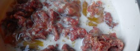 мясная запеканка с лесными грибами из маминой книги. Шаг 3