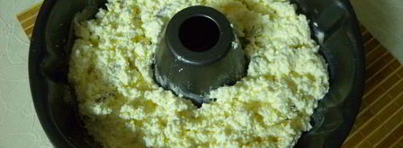 несладкая творожная запеканка с курагой. Шаг 3