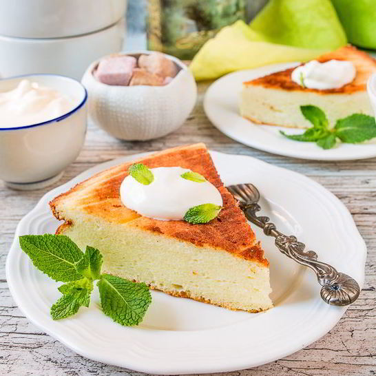 Рецепт нежной творожной запеканки на манке