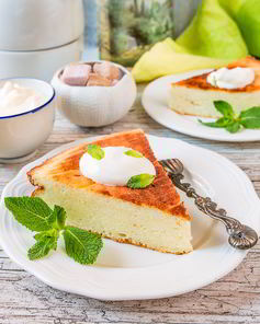 Нежная творожная запеканка на манке