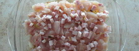 нежная запеканка с куриным филе. Шаг 3