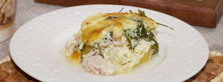 нежная запеканка с куриным филе. Шаг 10