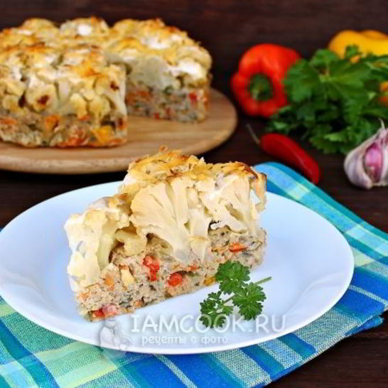 Рецепт овощной запеканки с фаршем в духовке