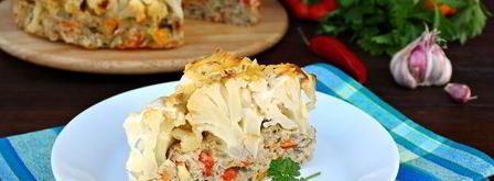 овощная запеканка с фаршем в духовке. Шаг 15