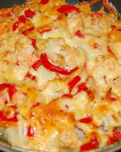 Овощная запеканка с говяжьим языком