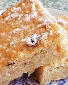 Овсяная запеканка с творогом и протеином