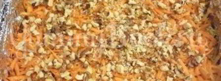 похрустывающая запеканка из капусты с грецким орехом. Шаг 13