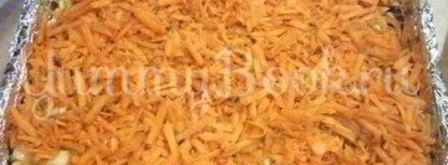 похрустывающая запеканка из капусты с грецким орехом. Шаг 15