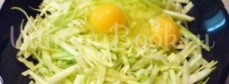 похрустывающая запеканка из капусты с грецким орехом. Шаг 6