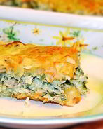 Рыбная запеканка с кабачками