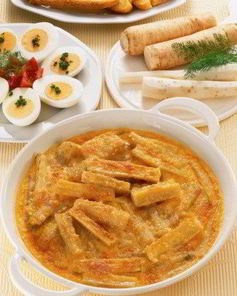 Сливочная сырная запеканка из пастернака