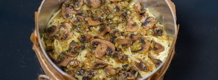 слоеная запеканка с картофелем и грибами. Шаг 8