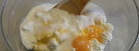 творожная запеканка без манки. Шаг 2