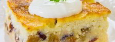 творожная запеканка с цукатами. Шаг 15