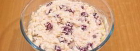 творожно-рисовые запеканки с вишней. Шаг 8