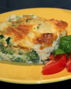 Запеканка из брокколи для детей