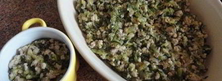 запеканка из фарша с овощами сфугато. Шаг 2