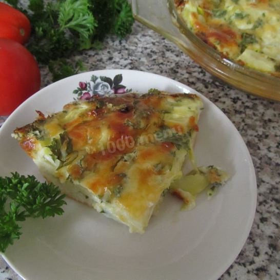 Рецепт запеканки из кабачков с сыром в духовке