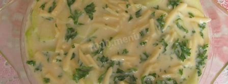 запеканка из кабачков с сыром в духовке. Шаг 7