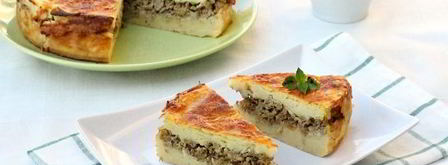 запеканка из картофельного пюре с фаршем. Шаг 14