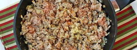 запеканка из картофельного пюре с фаршем. Шаг 5