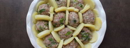 запеканка из картофеля с мясными шариками. Шаг 3