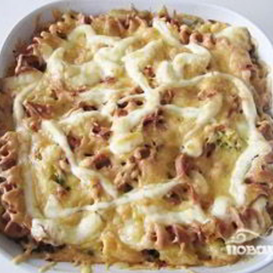 Рецепт запеканки из картофеля с сосиской