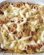 Запеканка из картофеля с сосиской