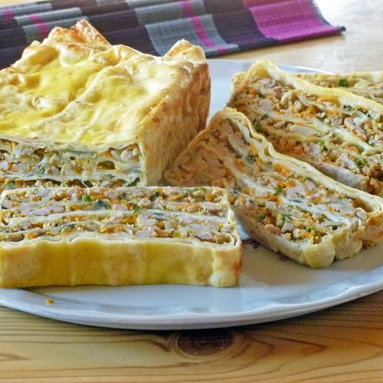 Рецепт запеканки из лаваша с фаршем мясным в духовке