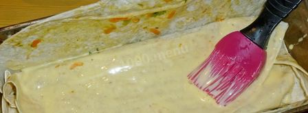 запеканка из лаваша с фаршем мясным в духовке. Шаг 19