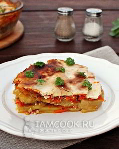 Запеканка из минтая с картошкой в духовке