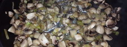 запеканка из стручковой фасоли с грибами. Шаг 3