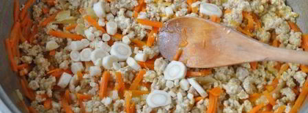 запеканка из свежих овощей с фаршем. Шаг 7