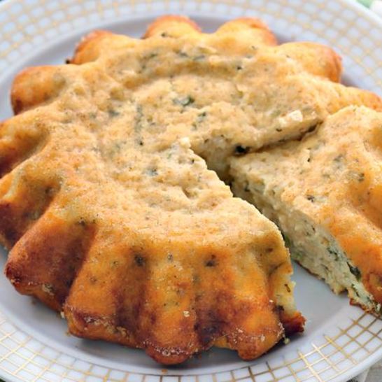 Рецепт запеканки из творога с зеленью