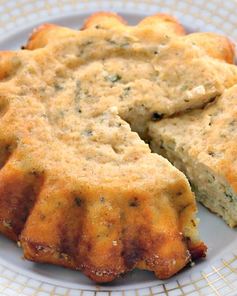 Запеканка из творога с зеленью