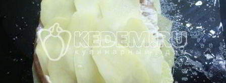 запеканка картофельная с курицей. Шаг 4