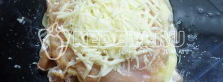 запеканка картофельная с курицей. Шаг 5