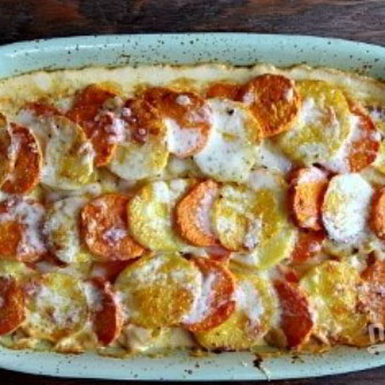 Рецепт запеканки картофельной с тыквой